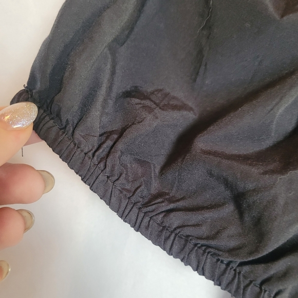 NWT Rue 21 Black Festival Lace Front Crop Top Balloon Sleeve Women's Size 2X - Picture 3 of 11